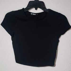 SHEIN Black Women's Crop Top Size Small